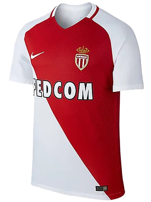 AS monaco domicile maillot rétro uniforme de football premier kit de football pour hommes maillot haut 2016-2017